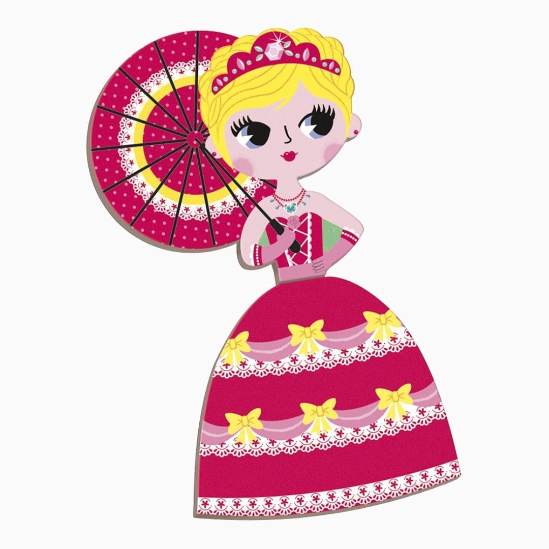 Janod magneetboek - prinsessen