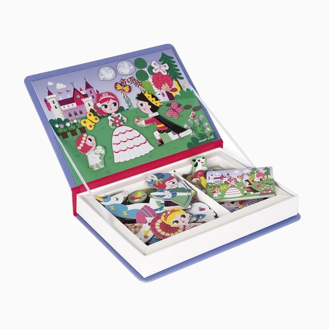 Janod magneetboek - prinsessen