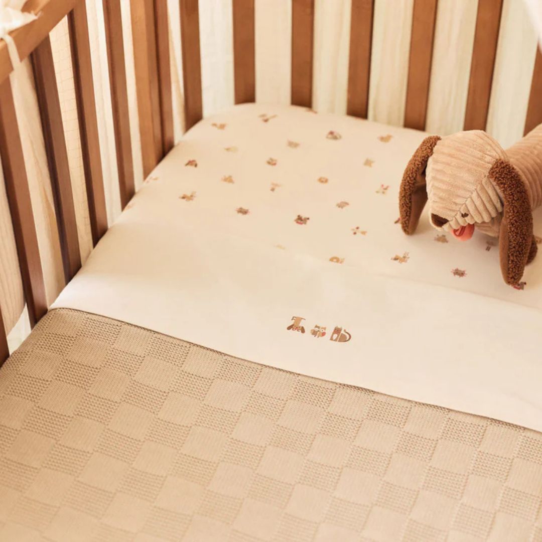 Jollein hoeslaken in het thema Animal Friends