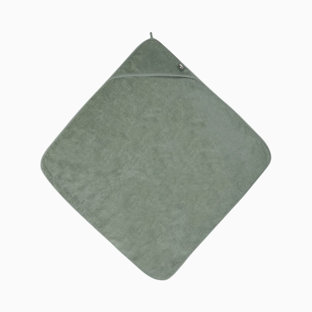 jollein badstof badcape ash green groen