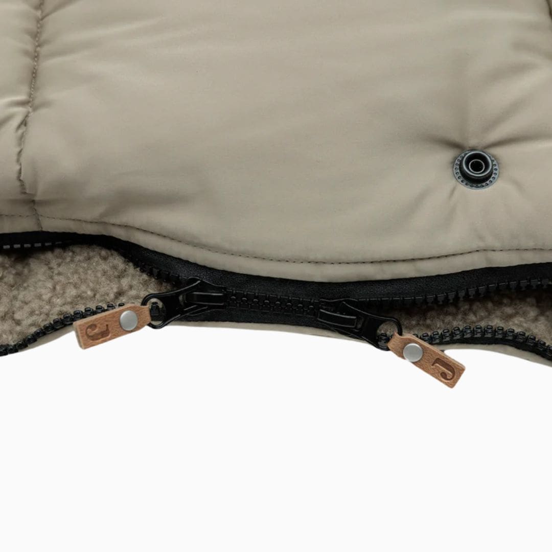 Jollein voetenzak buggy/kinderwagen Puffed - Olive Green