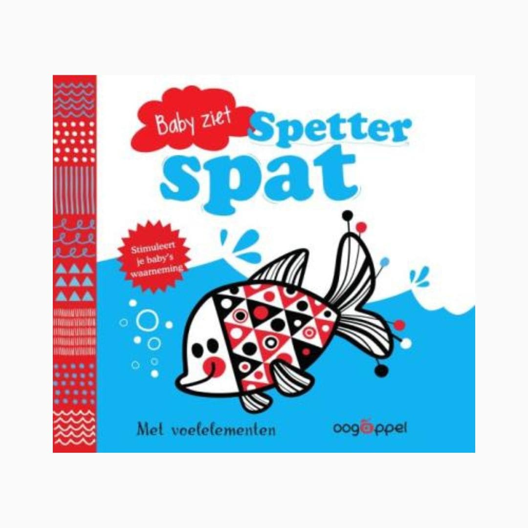 contrast boek baby ziet spetter spat 