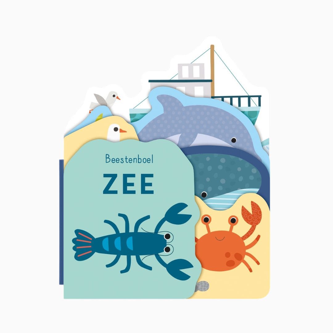 Lantaarn publishers kartonboek beestenboel in het thema zee