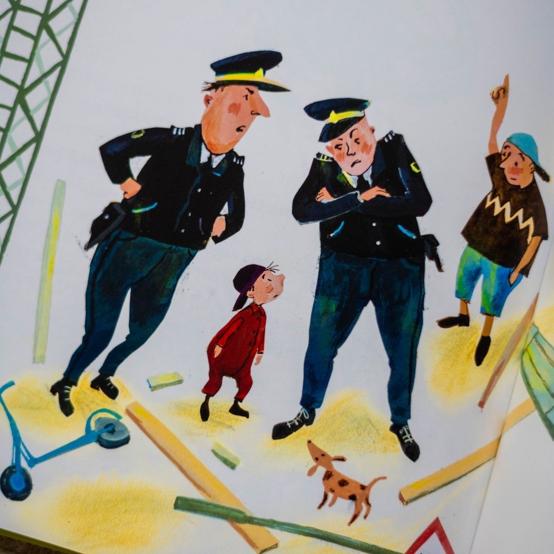 Uitgeverij Lemniscaat prentenboek Kom uit die kraan van Tjibbe Veldkamp