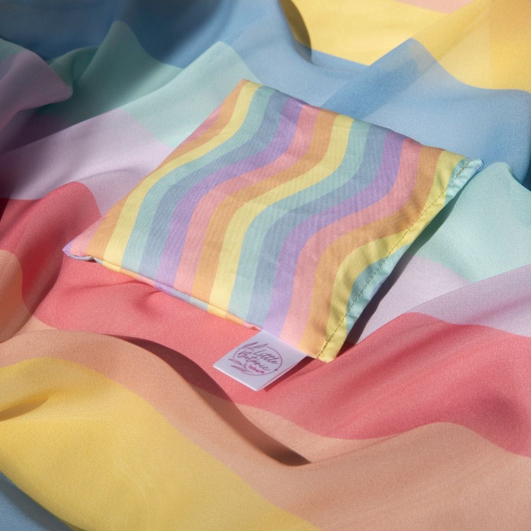 Grennn X Little Botanic Label 'wave' pittenzakje pastel