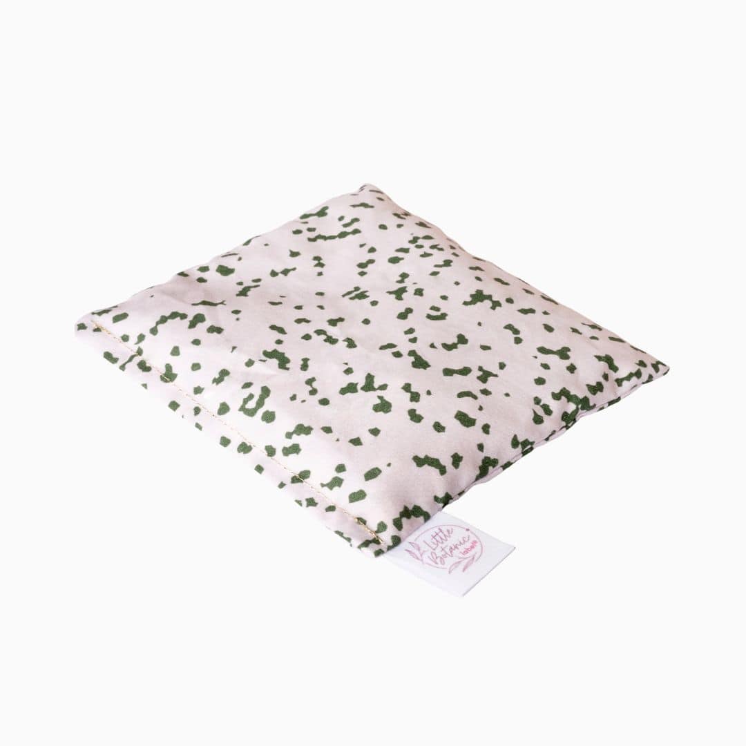 pittenzakje little botanic label blush dark green sprinkles