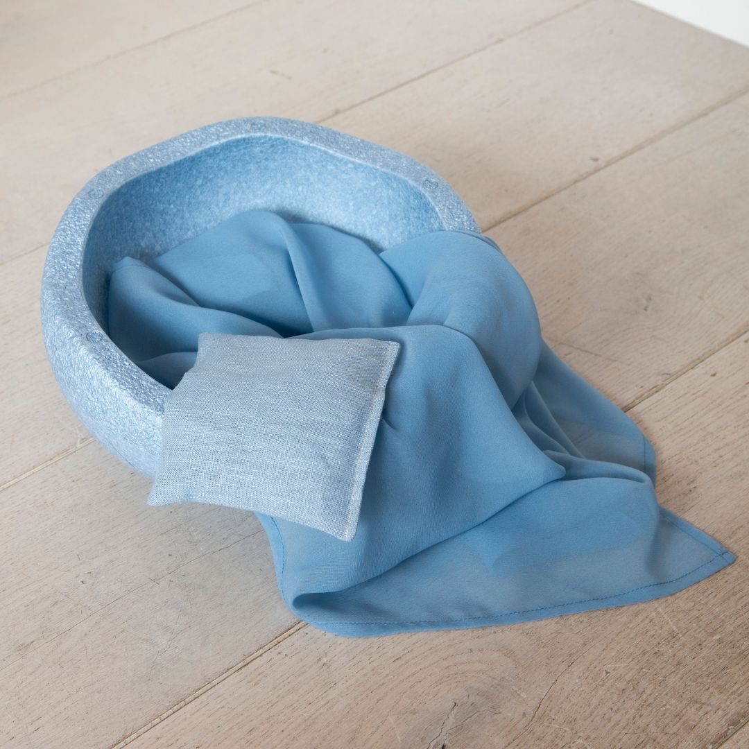 Little Botanic Label playcycle speeldoek lichtblauw