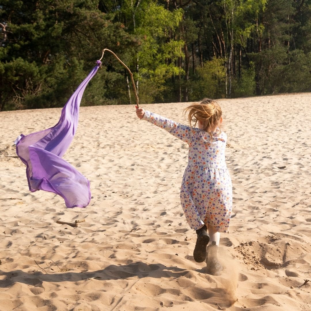 Little Botanic Label playcycle speeldoek licht paars