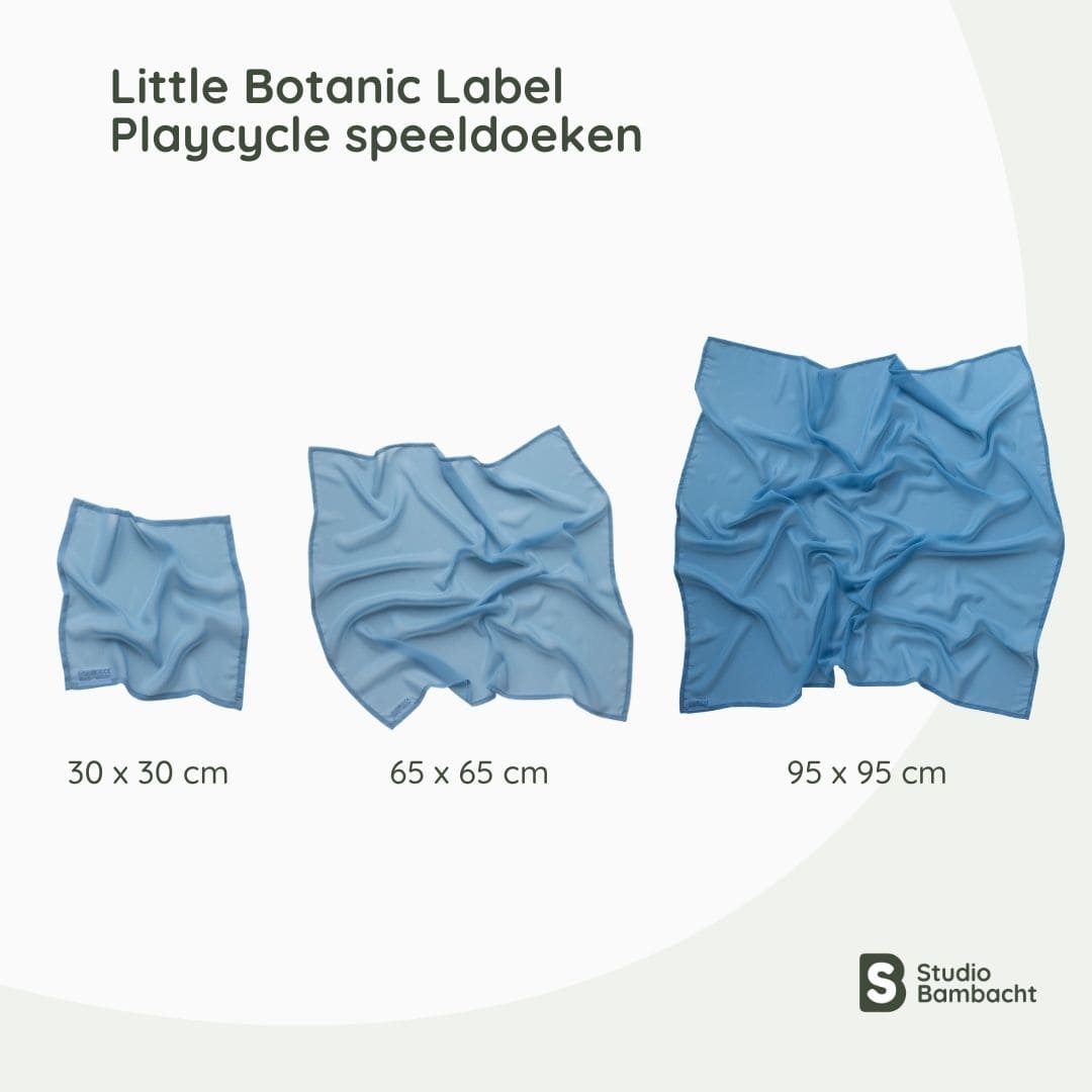 Little Botanic Label playcycle speeldoek lichtblauw
