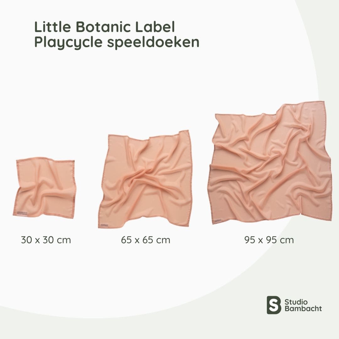 Little Botanic Label playcycle speeldoek lichtoranje