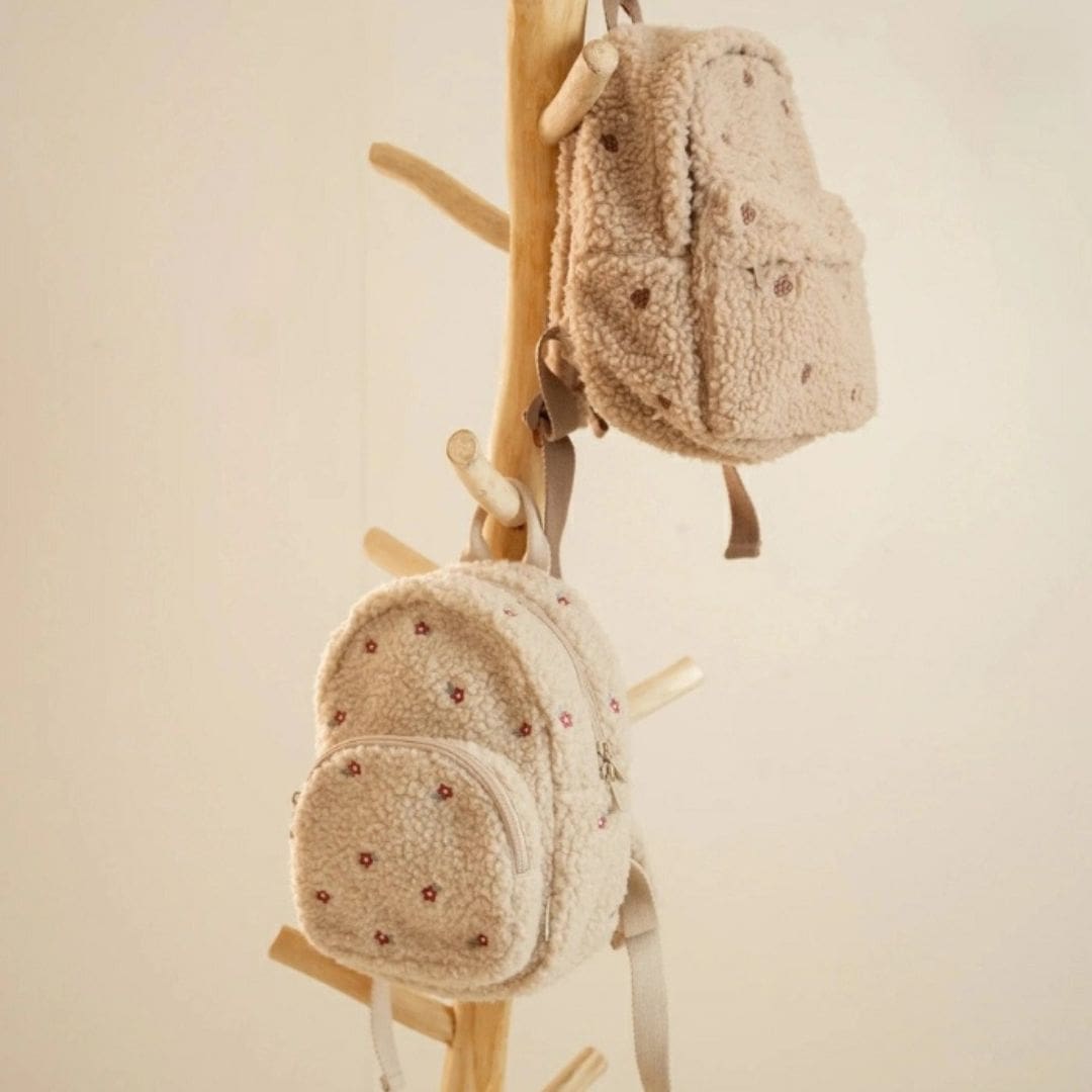 Little Dutch rugzak teddy in de bruine kleur taupe