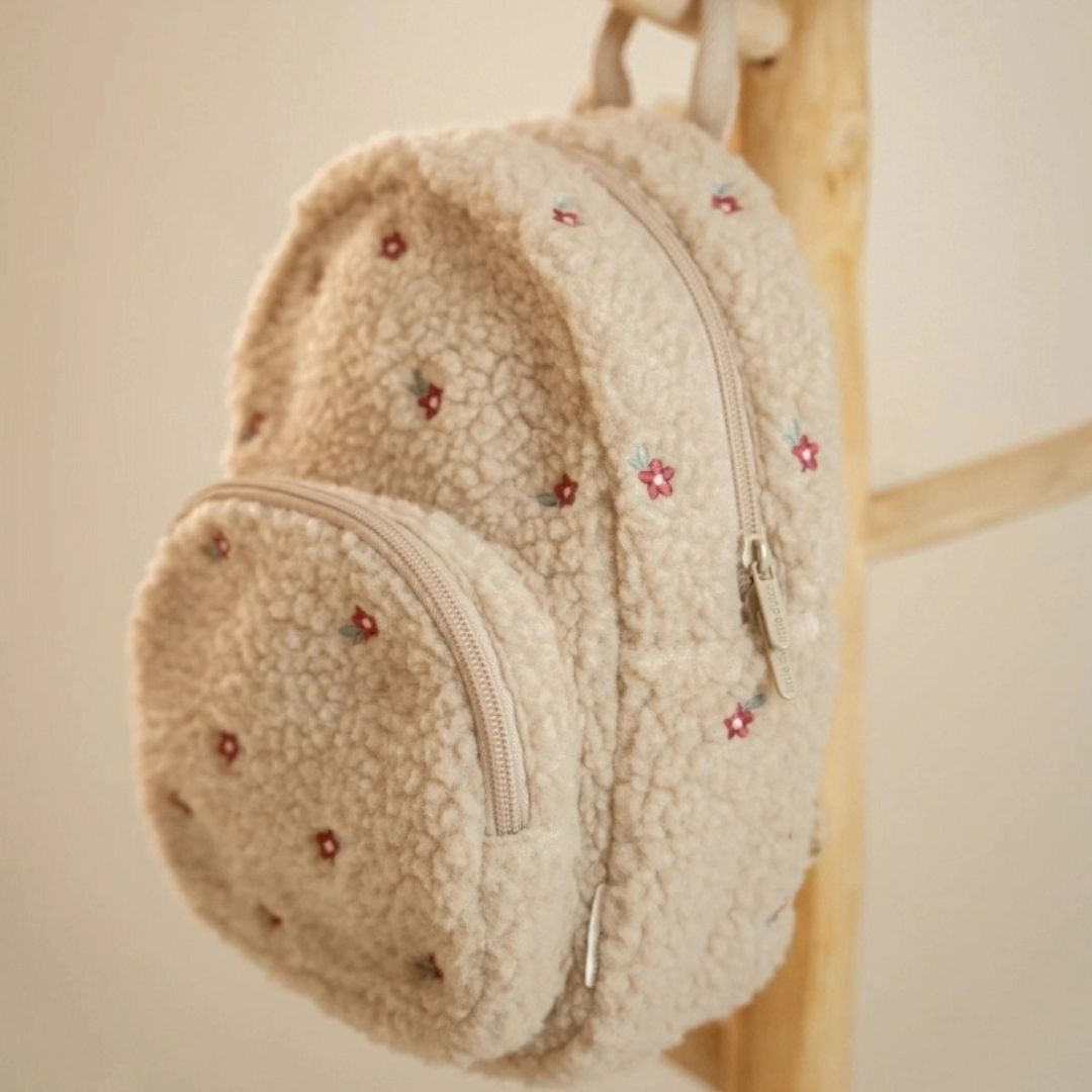 Little Dutch rugzak teddy in de bruine kleur sand