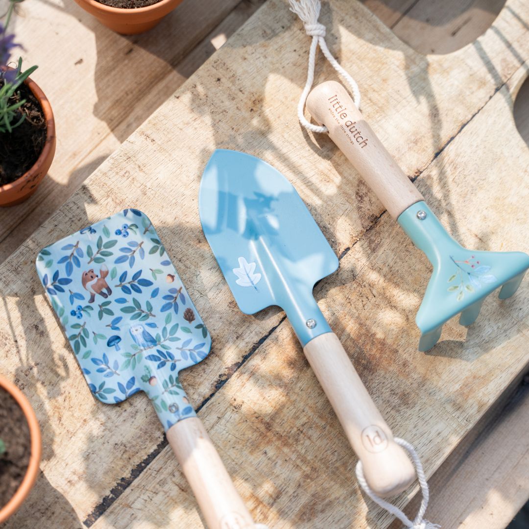 Little Dutch tuingereedschap Forest Friends set met twee schepjes en hark