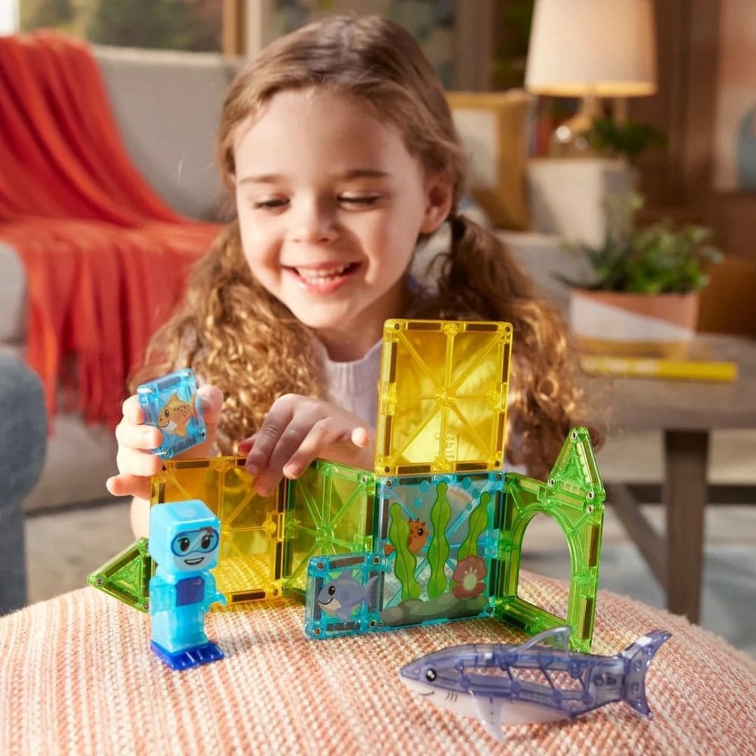 MAGNA-TILES magnetische tegels Shark dive set 13-delig
