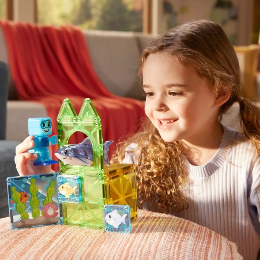 MAGNA-TILES magnetische tegels Shark dive set 13-delig