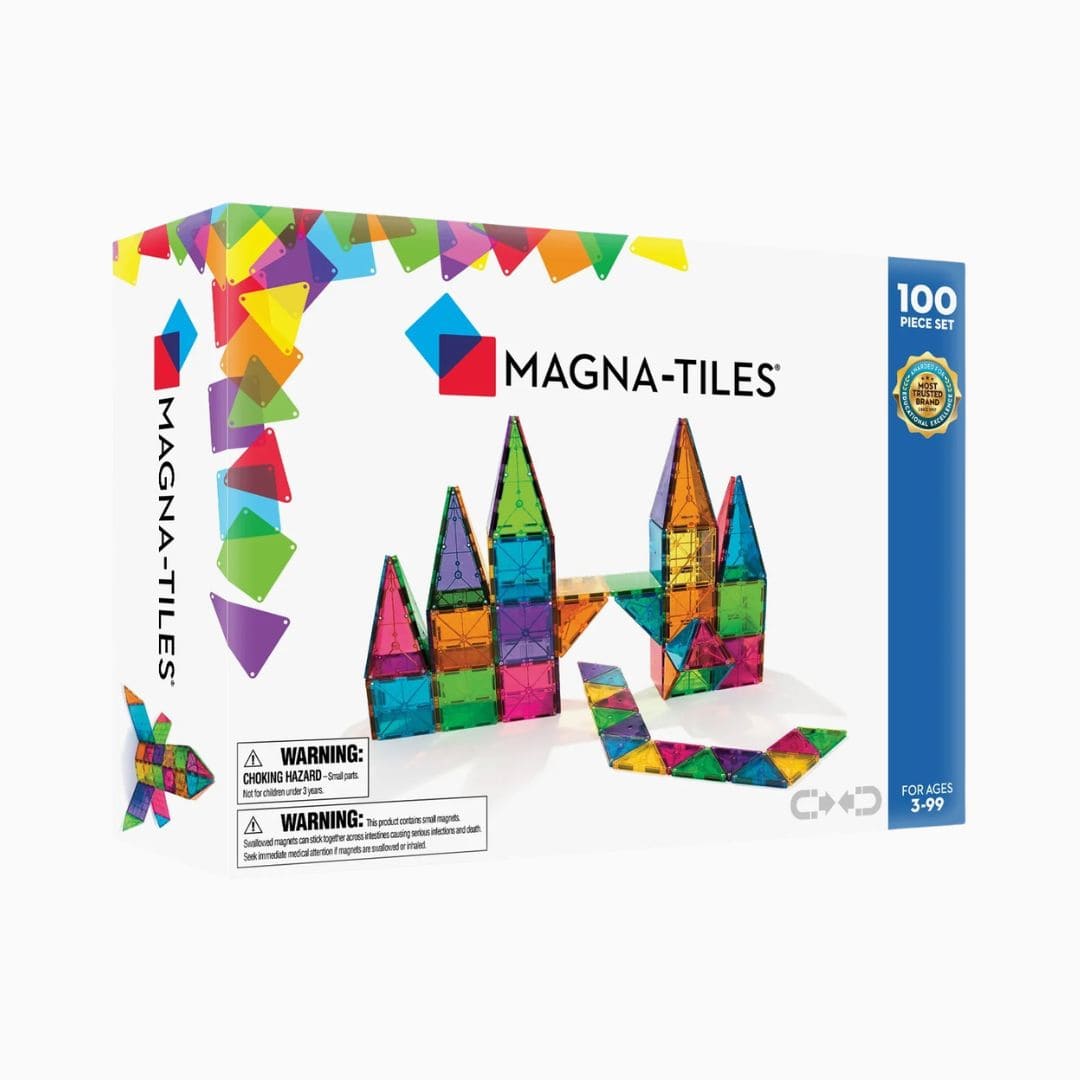 MAGNA-TILES magnetische tegels clear colors 100-delig