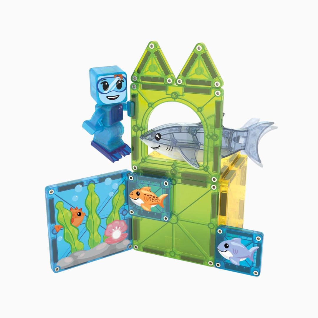 MAGNA-TILES magnetische tegels Shark dive set 13-delig