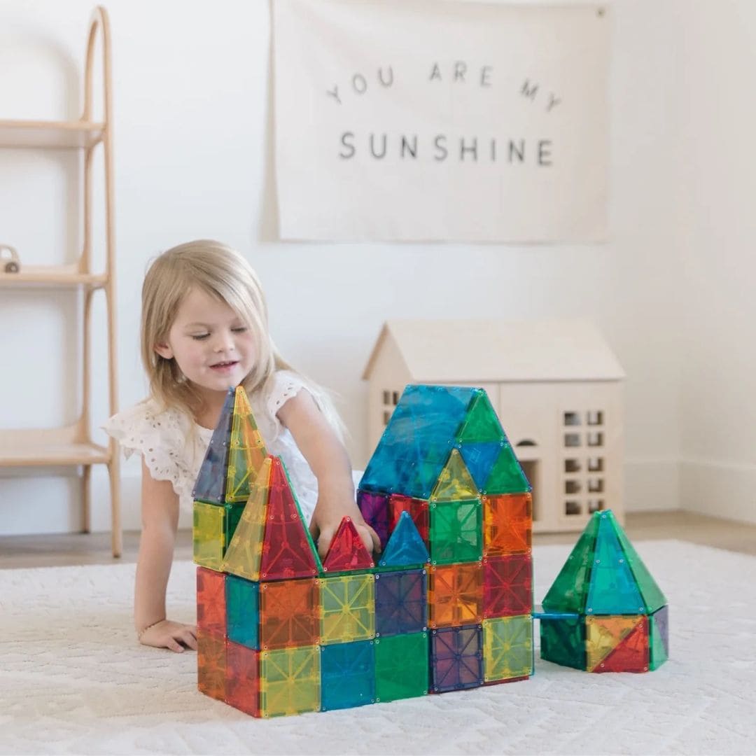MAGNA-TILES magnetische tegels clear colors 100-delig