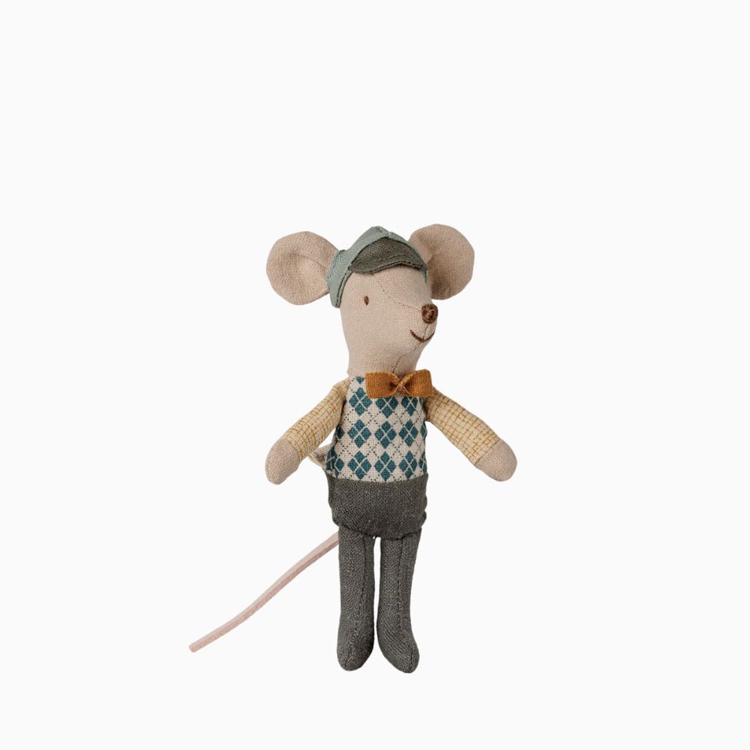 Maileg driver mouse kleine broer