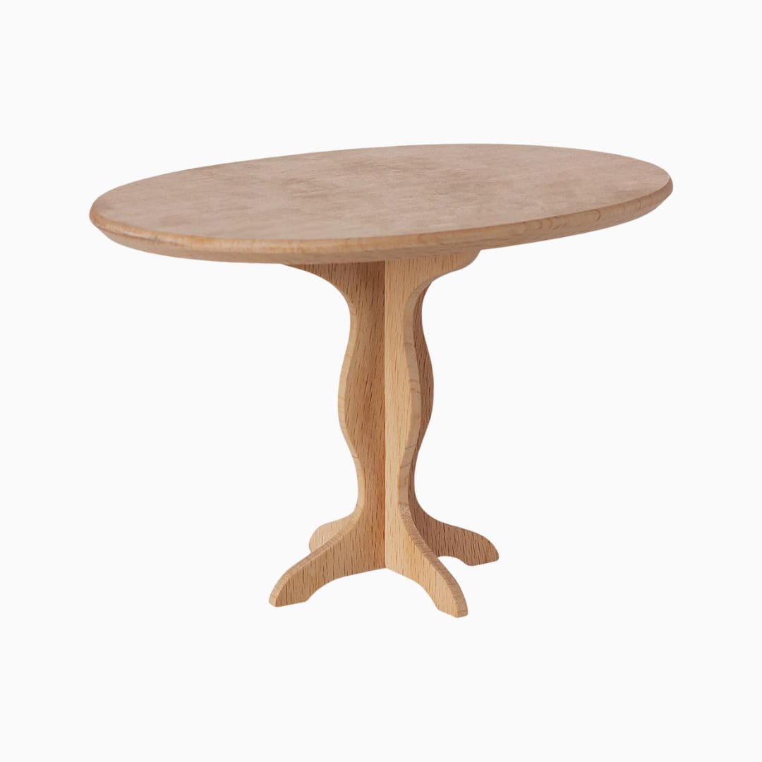 Maileg ovale eettafel van hout