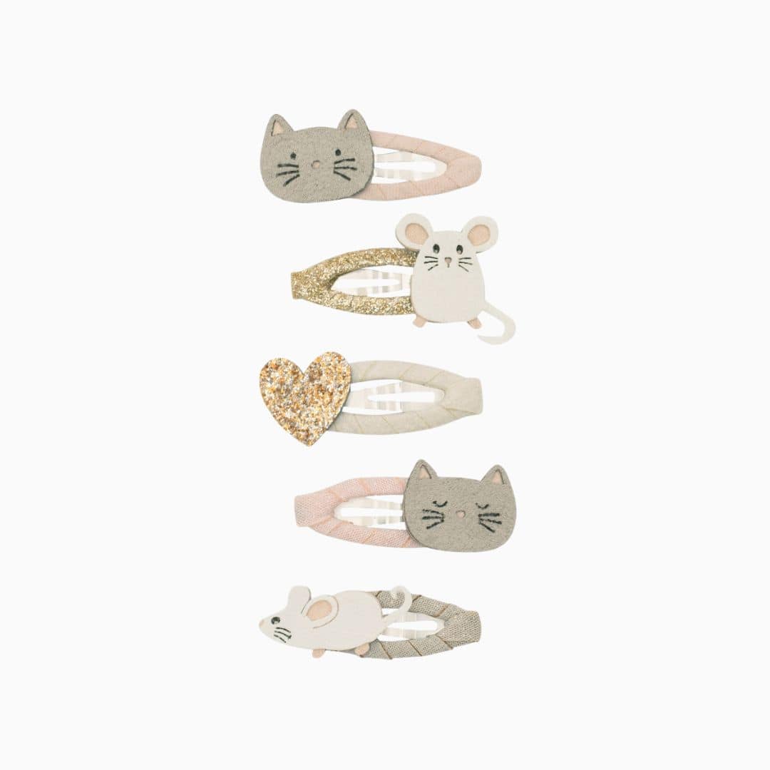 Mimi & Lula haarspeldjes kat en muis