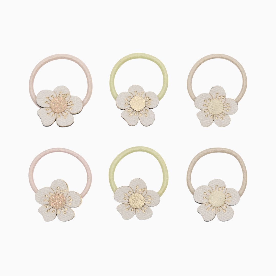 Mimi & Lula haarelastiekjes met madeliefjes