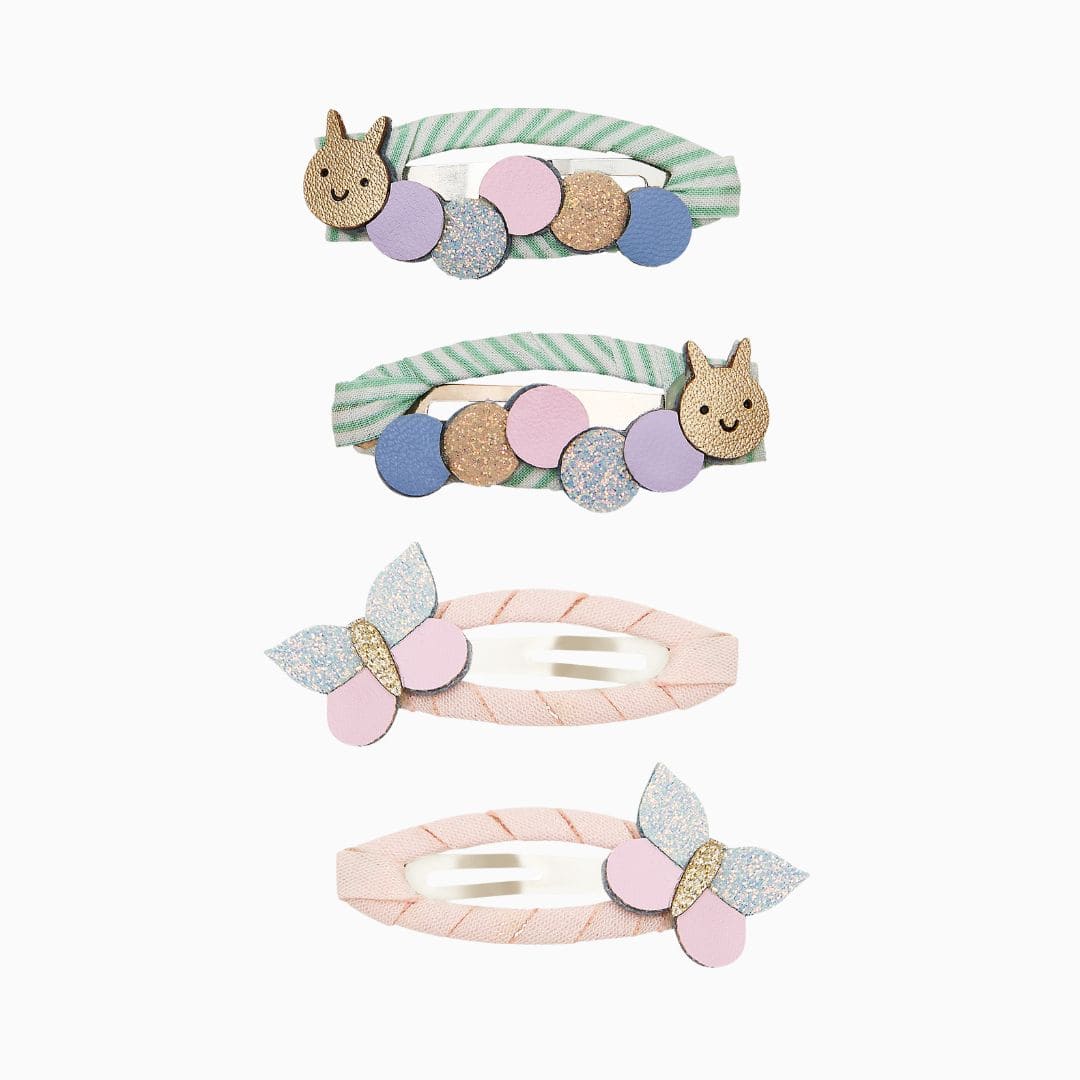 Mimi & Lula haarspeldjes rupsen en vlinders