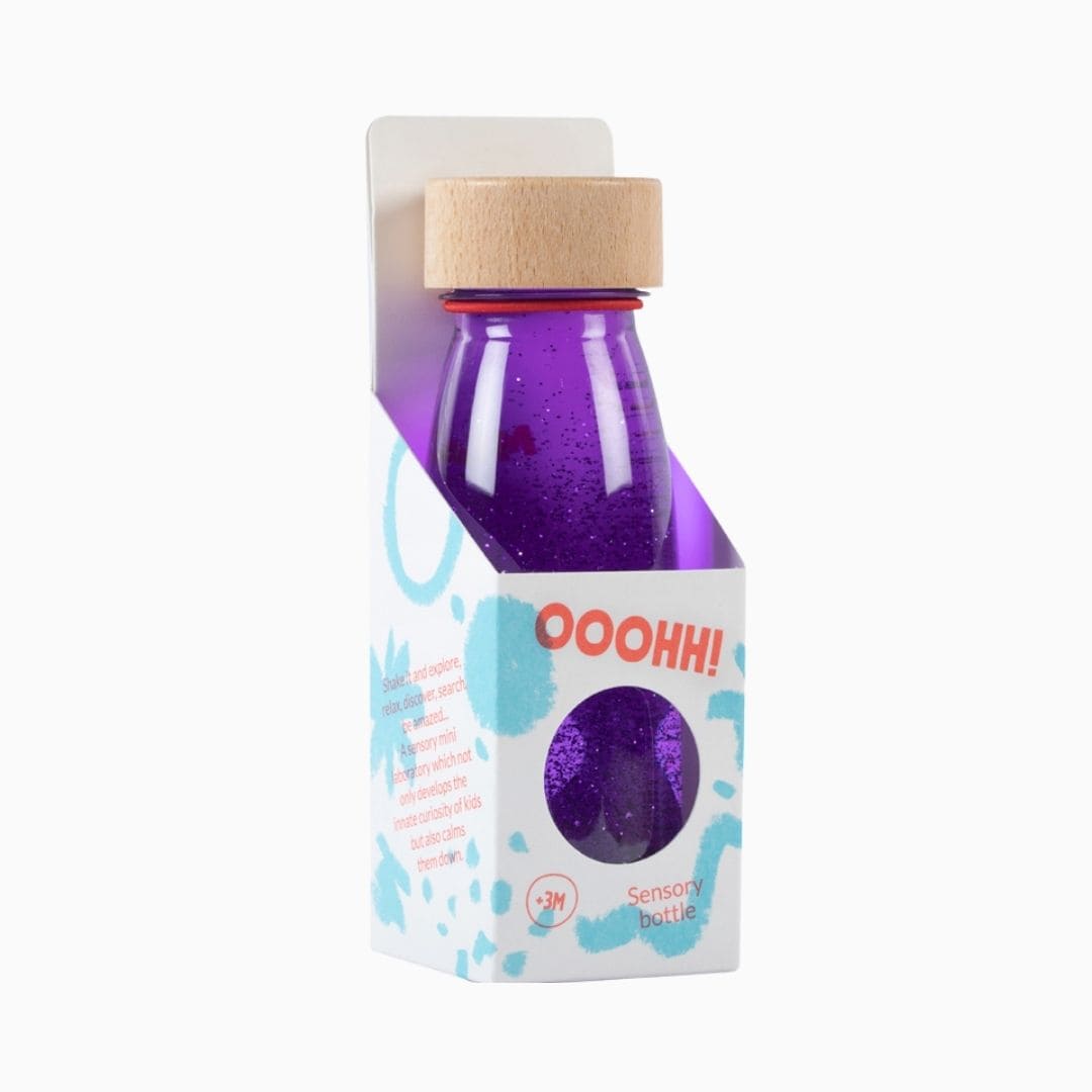 Petit Boum sensorische fles Float Bottle - paars