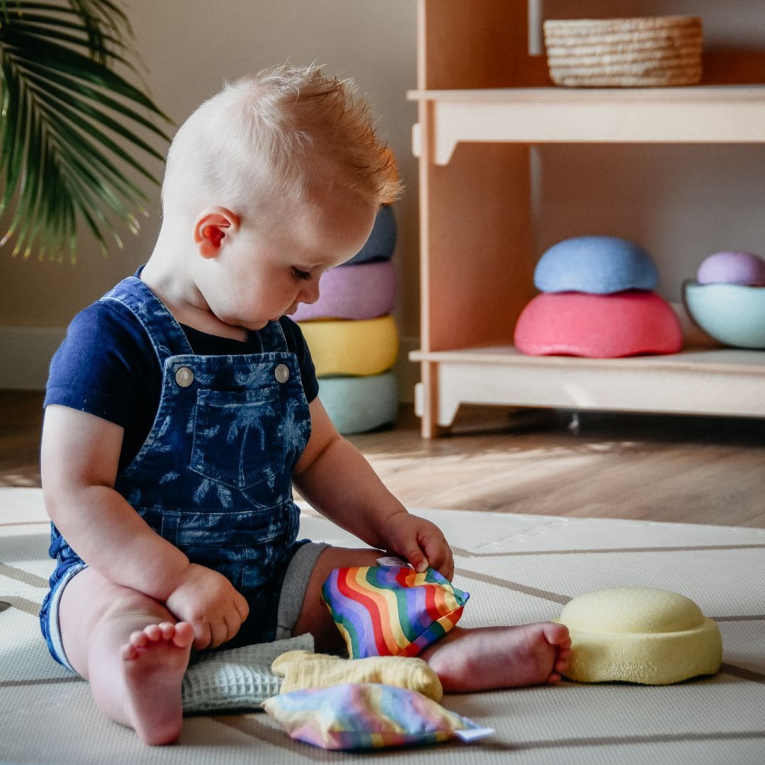 little botanic label pittenzakjes waves regenboog