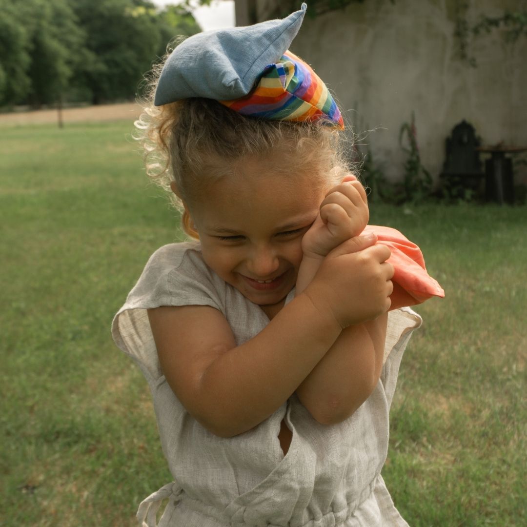 Grennn X Little Botanic Label pittenzakjes regenboog met waves set 