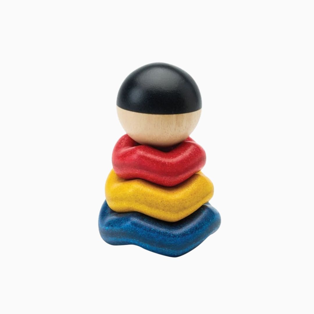 PlanToys stapeltoren met bal