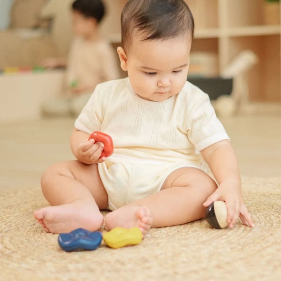 PlanToys stapeltoren met bal