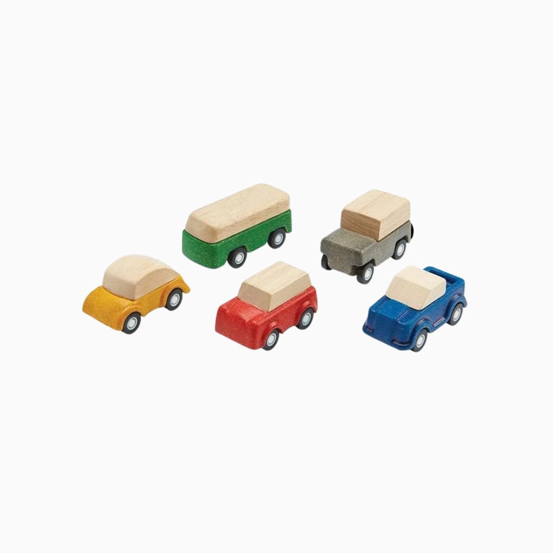 PlanToys houten auto's set