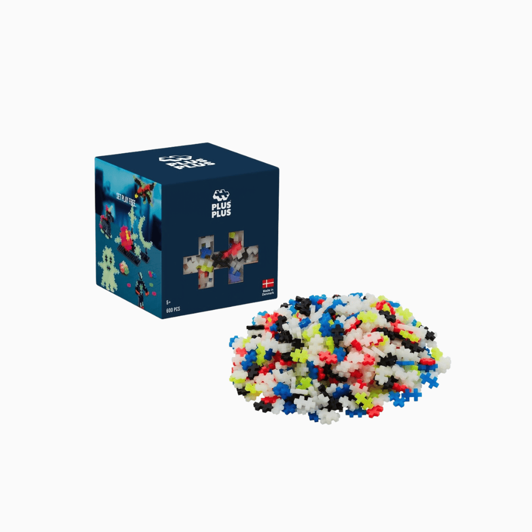 plusplus constructie speelgoed glow in de dark