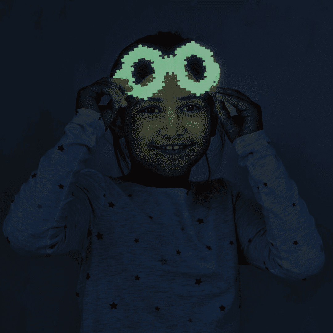 plusplus constructie speelgoed glow in de dark
