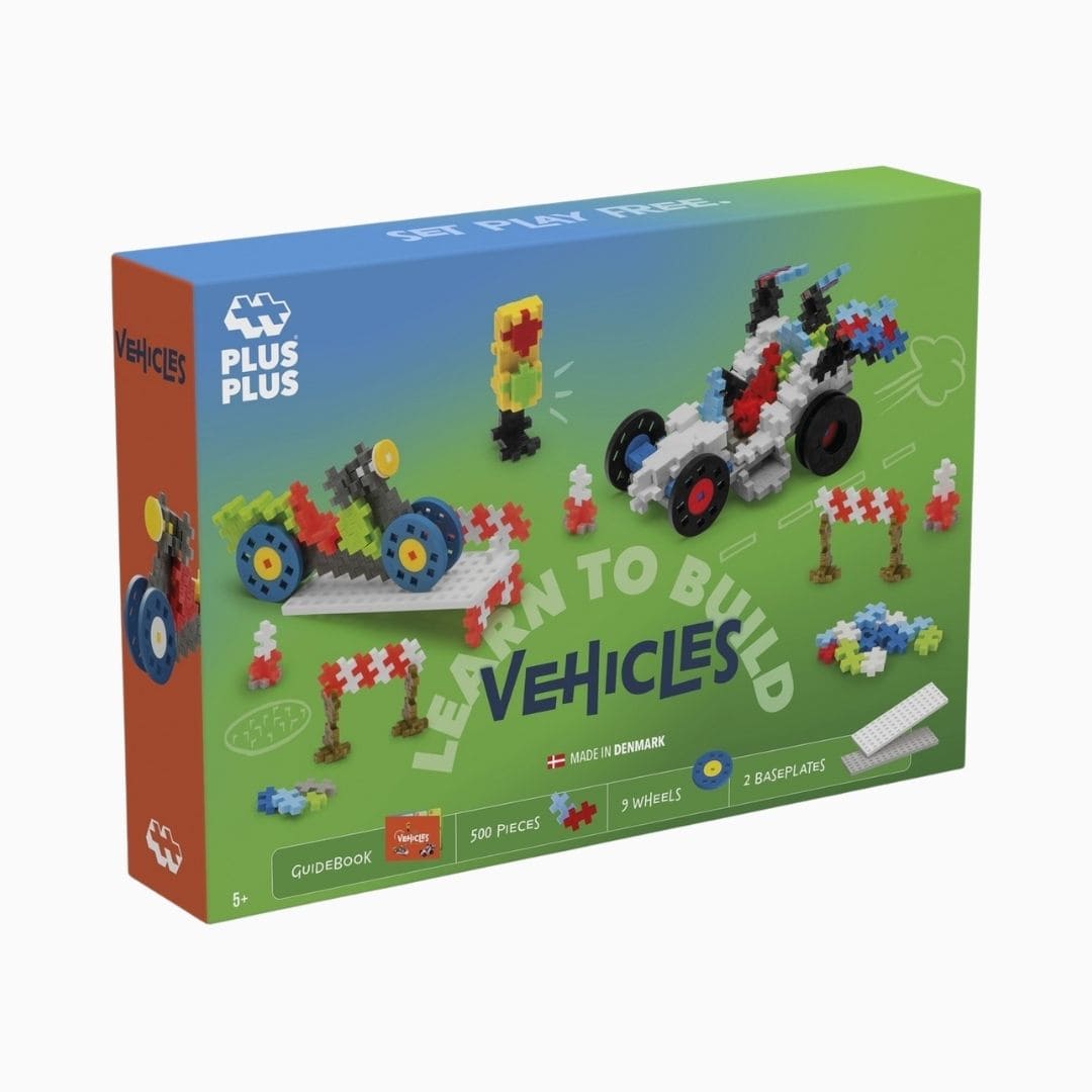 PlusPlus learn to build open einde speelset om voertuigen te bouwen