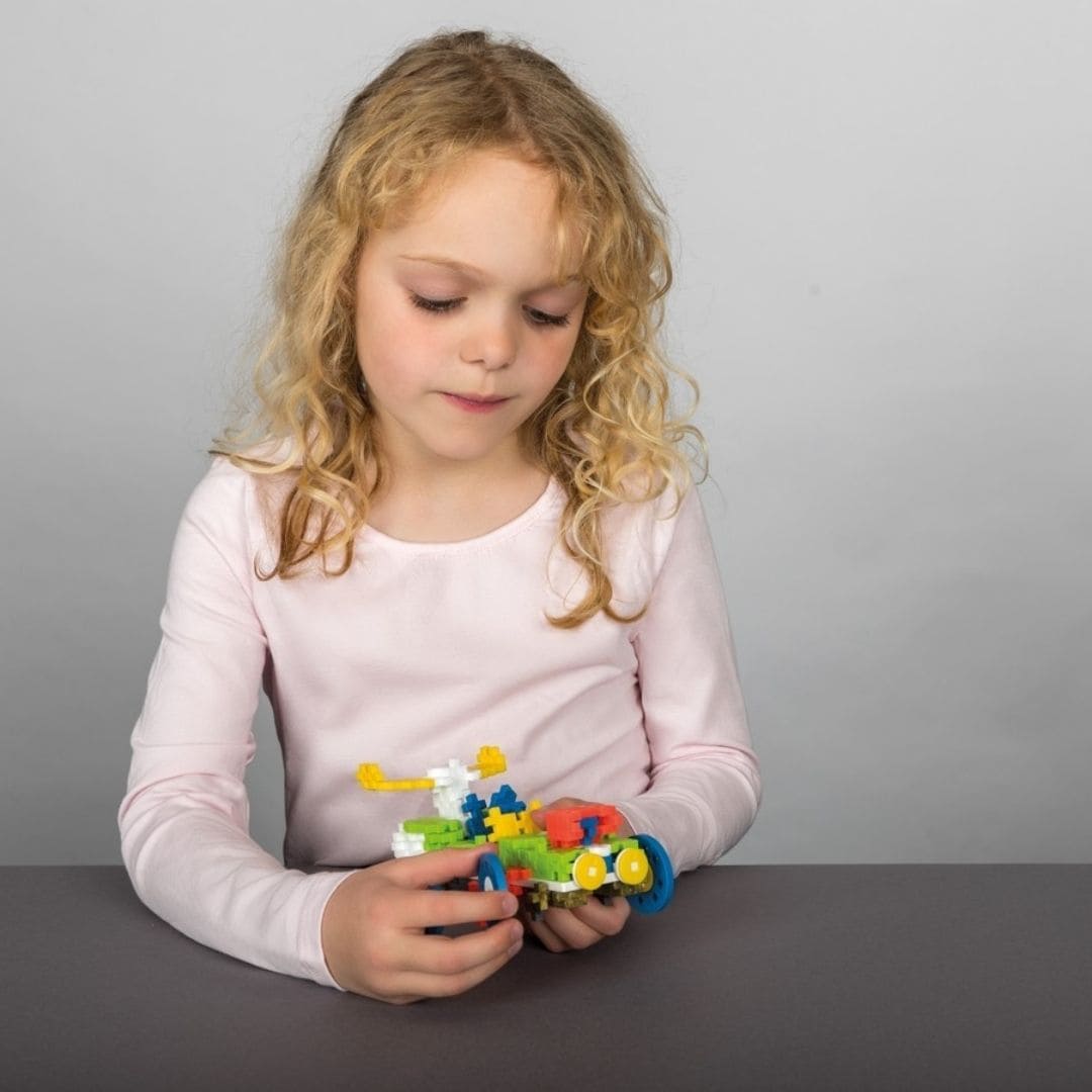 PlusPlus learn to build open einde speelset om voertuigen te bouwen