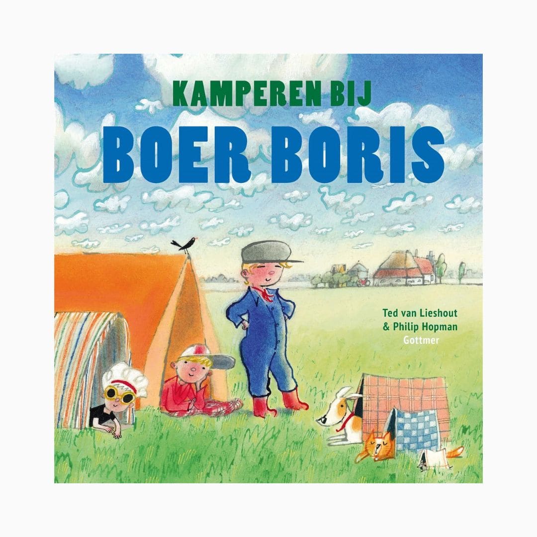 Prentenboek kamperen bij Boer Boris van Ted van Lieshout