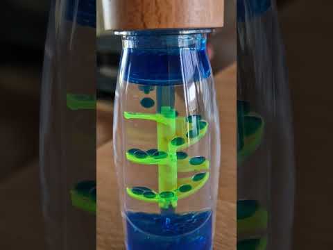 Petit Boum sensorische fles blauw met spiraal