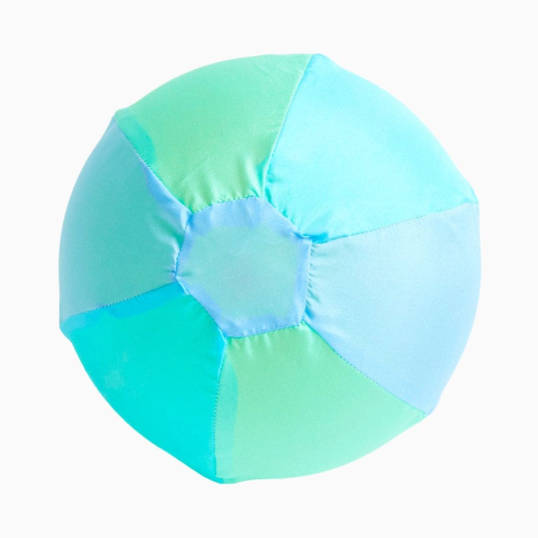 Sarah silks zijde ballonbal sea in blauw- en groentinten