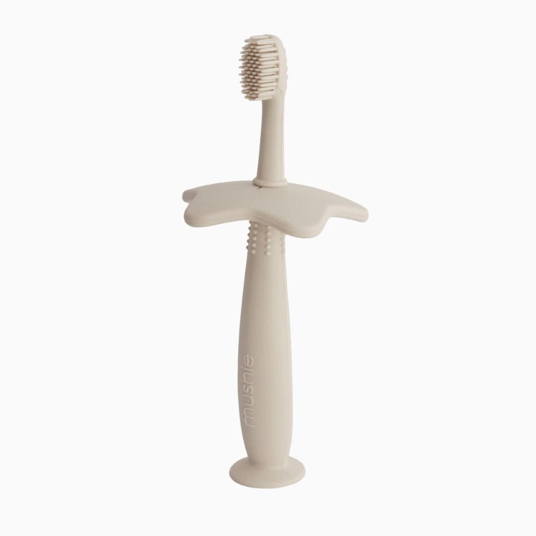 Siliconen oefentandenborstels voor je baby en dreumes bij Studio Bambacht