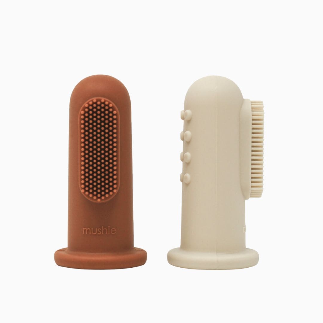 Siliconen vingertandenborstels voor je baby bij Studio Bambacht