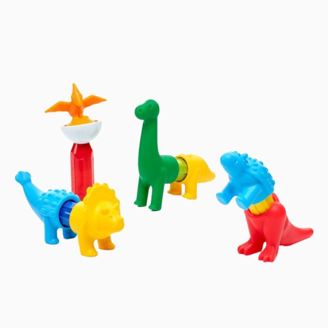 smartmax magnetisch speelgoed voor dreumes en peuter my first dinosaurs set met dinosaurussen