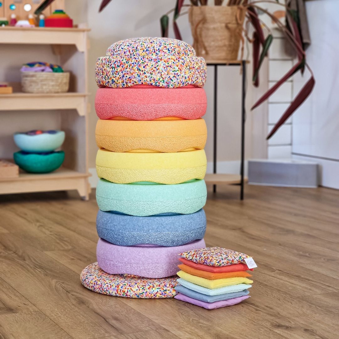 Stapelstein aanbieding voordeelbundel super confetti pastel
