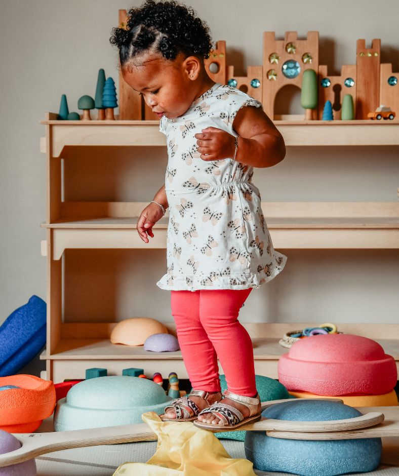 Stapelstein balansplank van hout van het Duitse merk lulo
