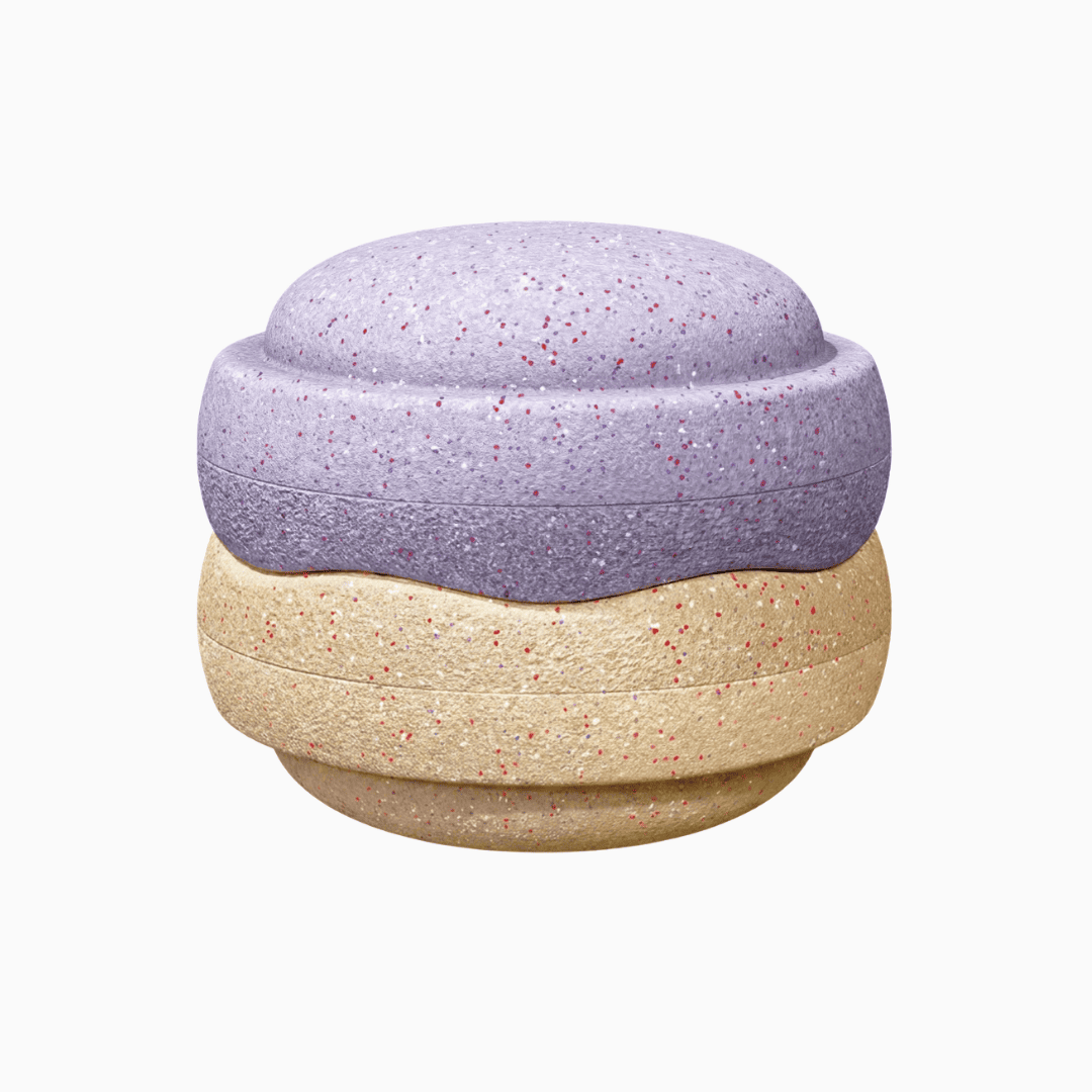Stapelstein grow duo winter special violet en beige