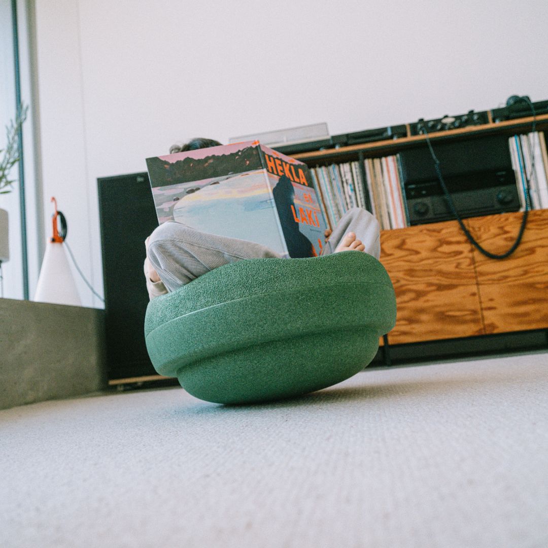 stapelstein steen grow in de kleur donkergroen