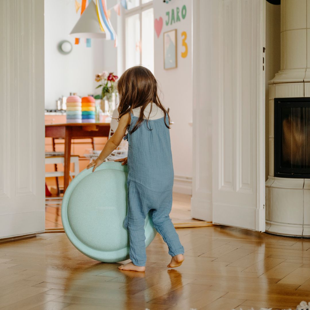 Stapelstein steen grow mintgroen