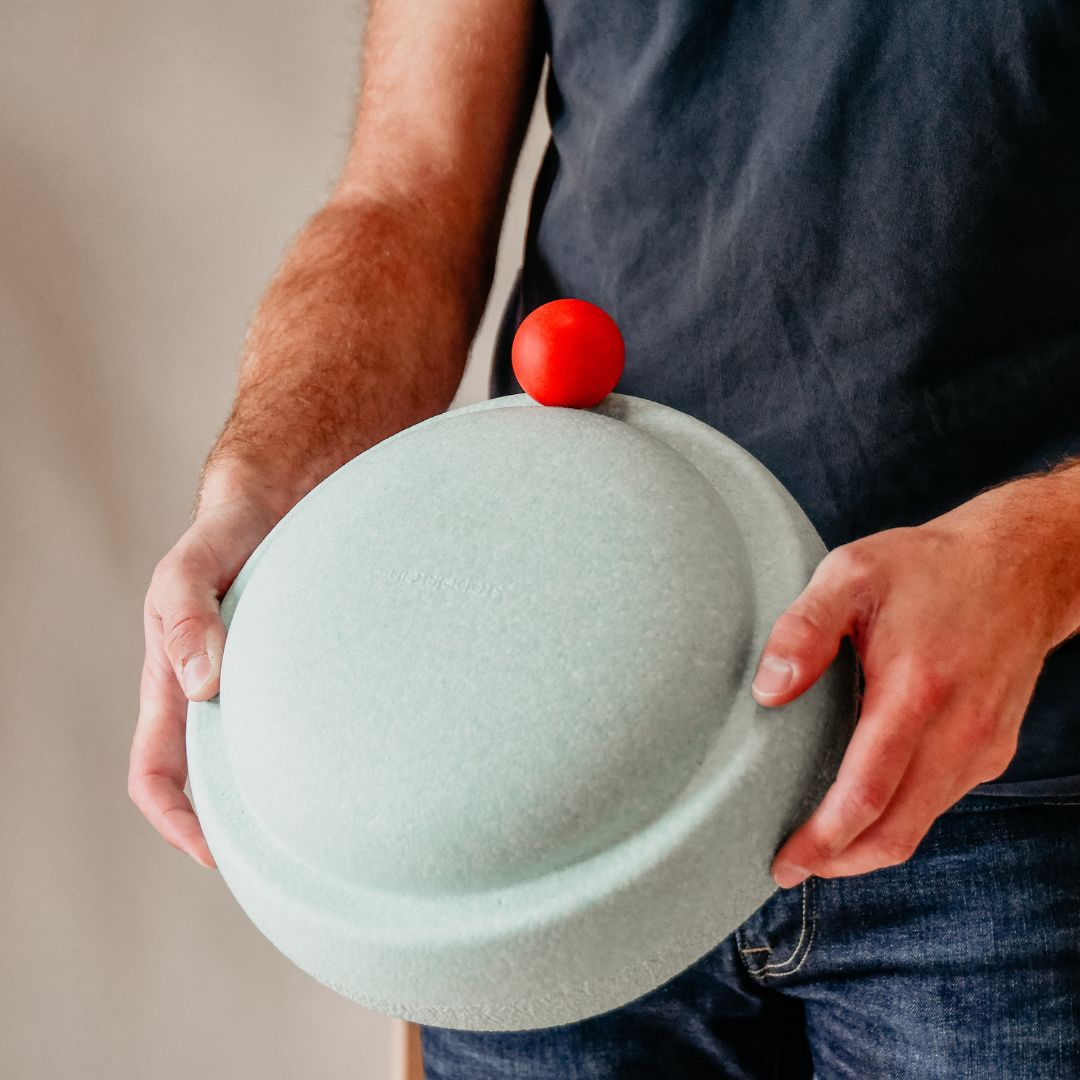 Stapelstein stapelsteen pastel mint groen