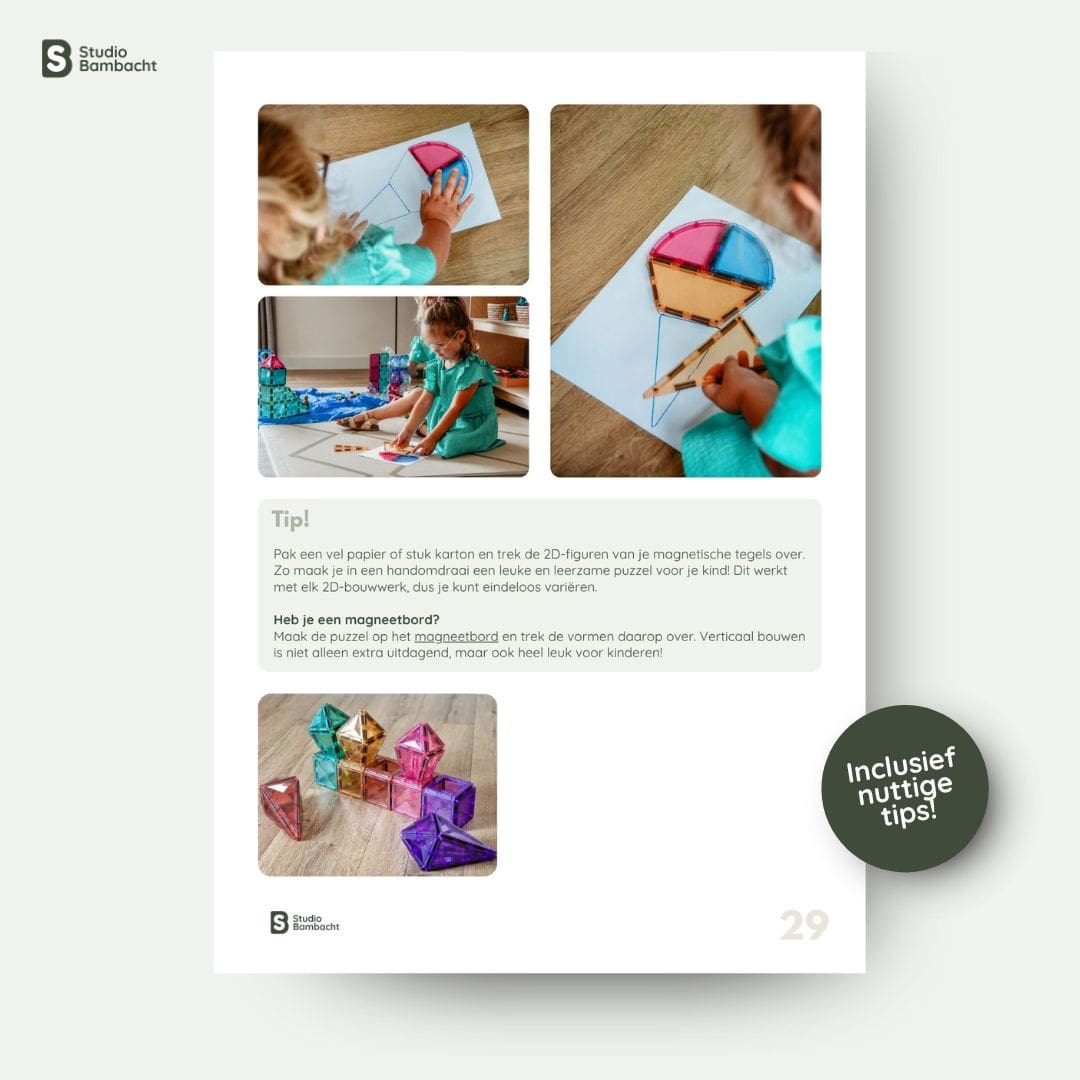 Connetix zomer speelgids van Studio Bambacht